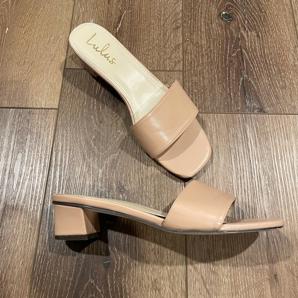 Beige Slides from Lulus